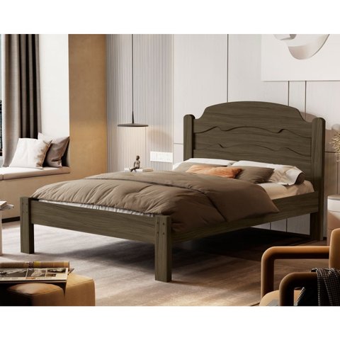 Cama Casal 100% Mdf 107x144x195cm Iris