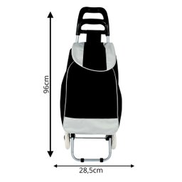 Carrinho de Compras Leva Tudo Bag To Go Preto Mor - 2