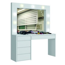 Camarim com Lâmpadas de LED - Berlim-Branco - Mavau Móveis - 2