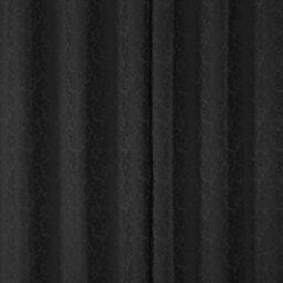 Cortina Sala Jacquard 2.80m X 1.70m Semi Blackout Requinte Varão Simples:Preto - 4