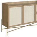 Ver imagem 5 de Aparador Balcao Buffet 139 Cm Pes Metal 28969 Oslo Hanover Artesano