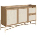 Ver imagem 1 de Aparador Balcao Buffet 139 Cm Pes Metal 28969 Oslo Hanover Artesano