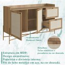 Ver imagem 3 de Aparador Balcao Buffet 139 Cm Pes Metal 28969 Oslo Hanover Artesano