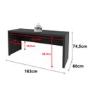 Ver imagem 3 de Mesa para Escritório Tecnomobili Preto Me4109.0007