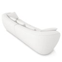 Ver imagem 7 de Sofá 3 Lugares para Sala Living Orgânico 212cm Eça P08 Bouclê Branco - Lyam Decor