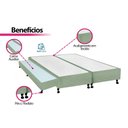 Ver imagem 3 de Cama Box c/Auxiliar Especial Castor Tecido Green 69x188x27
