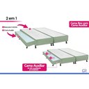 Ver imagem 4 de Cama Box c/Auxiliar Especial Castor Tecido Green 69x188x27