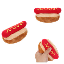 Ver imagem 2 de Mordedor de Pelúcia Hotdog Pet Ninho Mordedor Hotdog