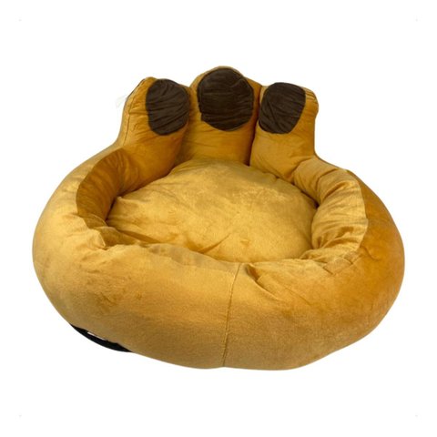 Cama de Pelúcia Cães Gatos Divertida Pet Desenho Pata Pet P