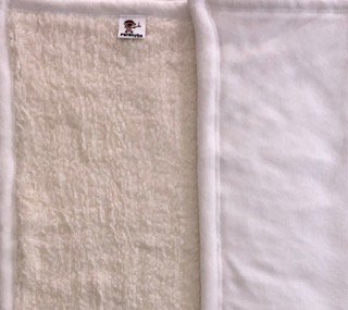 Cobertor Mink Sherpa Liso Bebê Cobertores Parahyba Off White - 2