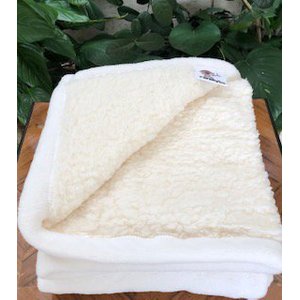 Cobertor Mink Sherpa Liso Bebê Cobertores Parahyba Off White