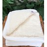 Cobertor Mink Sherpa Liso Bebê Cobertores Parahyba Off White - 1