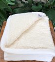 Ver imagem 1 de Cobertor Mink Sherpa Liso Bebê Cobertores Parahyba Off White