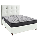 Ver imagem 1 de Cama Box + Colchão Casal Ortobom D33 Iso100 + Cabeceira Estofada