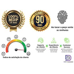 Mesa com 4 Banquetas Cozinha Esmeralda - 7