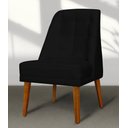 Ver imagem 3 de Cadeira de Jantar Paris Suede Preto Suede Preto