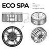 Eco Spa Standard: Banheira de Hidromassagem Portátil com Jatos de Hidromassagem Ouro Fino - 3