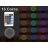 Luminária Led 3d | Tian Guan Ci Fu| Abajur 16 Cores + Controle - 3