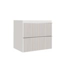 Ver imagem 3 de Gabinete para Banheiro Suspenso Ripy 60cm sem Lavatório Yescasa Branco