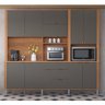 Kit Cozinha Compacta 240cm com 10 Portas e 4 Gavetas Astra Lukaliam Móveis - 5