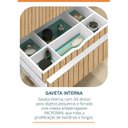 Ver imagem 7 de Gabinete para Banheiro Suspenso Ripy 60cm sem Lavatório Yescasa Bege/Wood