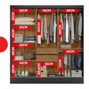 Ver mais imagens de Guarda-roupa Casal 3 Portas 2 Gavetas Plata