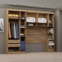Ver imagem 2 de Guarda Roupa Dormitório Modulado Veneza Casal 1,38 m Luciane M03:Arenas