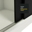 Ver mais imagens de Guarda-roupa Casal Madesa Kansas 3 Portas de Correr com Espelho 3 Gavetas