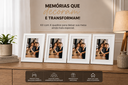 Ver imagem 1 de Kit com 04 Porta Retrato 25x30 com Paspatur para Foto 20x25 com Vidro:Branco/Mesa (Gravata)