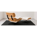 Ver imagem 3 de Poltrona Charles Eames com Puff - Freijó em Couro Branco