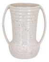 Ver imagem 1 de Vaso Decorativo Enfeite Casa Cerâmica 23x20x20cm Marfim
