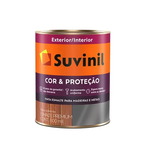 Tinta Suvinil Esmalte Proteção Acetinado 0,8l Base A2