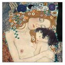 Ver imagem 1 de As Três Idades da Mulher Pintura de Gustav Klimt Medida da Estampa 30x30 Cm sem Moldura