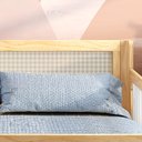 Ver imagem 6 de Cama Infantil Casal Montessoriano Wave com Rattan Casatema MadeiraOriginals Bege/Marrom/Branco