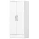 Ver imagem 1 de Armario Multiuso 2 Portas 131x61 Cm B14 Branco Briz