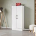 Ver imagem 5 de Armario Multiuso 2 Portas 131x61 Cm B14 Branco Briz