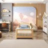 Cama Infantil Solteiro Montessoriano Wave com Rattan Casatema - 2
