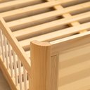 Ver imagem 6 de Cama Infantil Solteiro Montessoriano Wave com Rattan Casatema MadeiraOriginals Bege/Marrom/Branco
