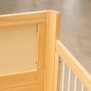 Ver mais imagens de Cama Infantil Solteiro Montessoriano Wave com Rattan Casatema MadeiraOriginals