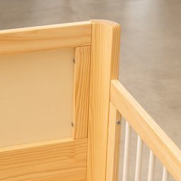 Cama Infantil Solteiro Montessoriano Wave com Rattan Casatema - 8