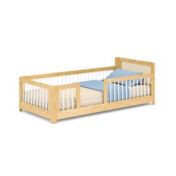 Cama Infantil Solteiro Montessoriano Wave com Rattan Casatema - 3