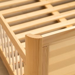 Cama Infantil Solteiro Montessoriano Wave com Rattan Casatema - 6