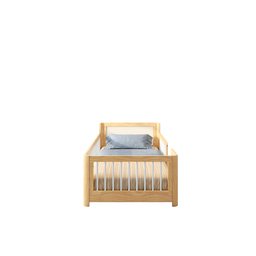 Cama Infantil Solteiro Montessoriano Wave com Rattan Casatema - 9
