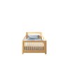 Cama Infantil Solteiro Montessoriano Wave com Rattan Casatema - 9