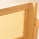 Ver imagem 7 de Cama Infantil Solteiro Montessoriano Wave com Rattan Casatema MadeiraOriginals Bege/Marrom/Branco