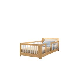 Cama Infantil Solteiro Montessoriano Wave com Rattan Casatema - 10
