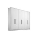Ver imagem 1 de Modulado de Quarto Guarda Roupa Rizon C/ 6 Portas e 6 Gavetas Branco - Novo Horizonte
