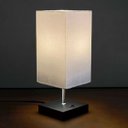 Ver imagem 2 de Kit 2 Abajur Luminaria de Mesa Quadrado Mdf Interruptor Ref 49 Decoração Casa Sala Quarto Escritório