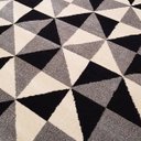 Ver imagem 2 de Tapete Herat 90/19 Cinza 4x3m 3x4m São Carlos Geometrico 3d