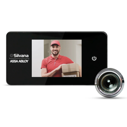 Olho Mágico Digital, Tela Lcd 2,6" Essential Preto - Silvana - 1